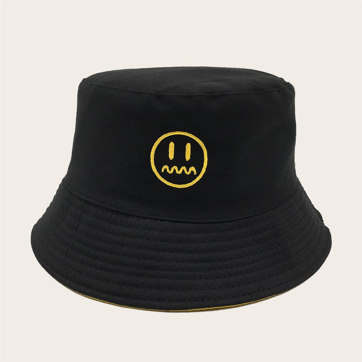 

Guys Cartoon Graphic Bucket Hat, Black