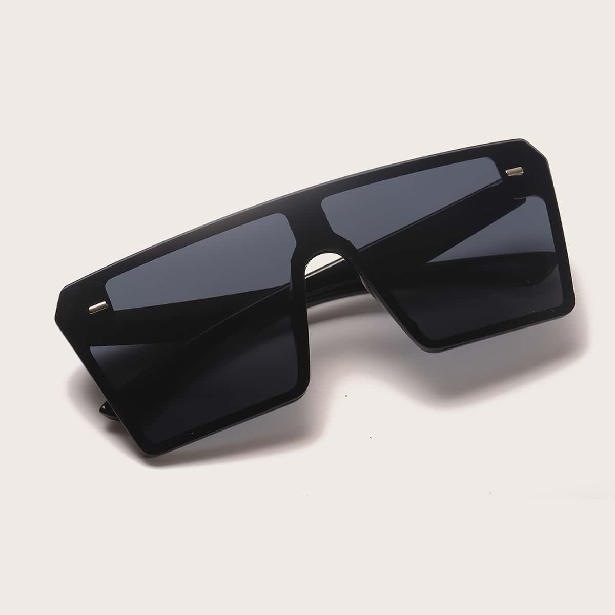 

Guys Flat Top Sunglasses, Black