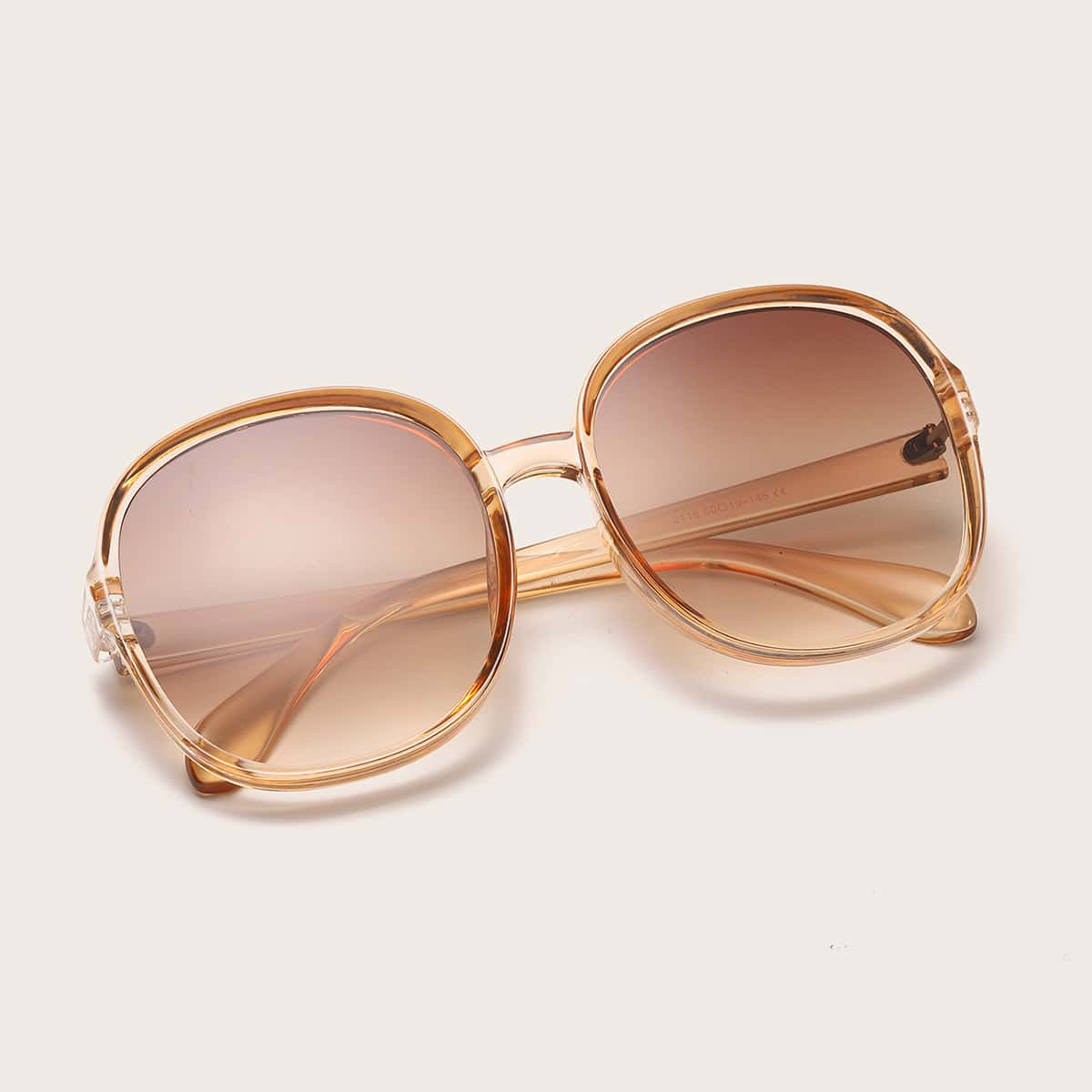 

Guys Round Frame Sunglasses, Brown