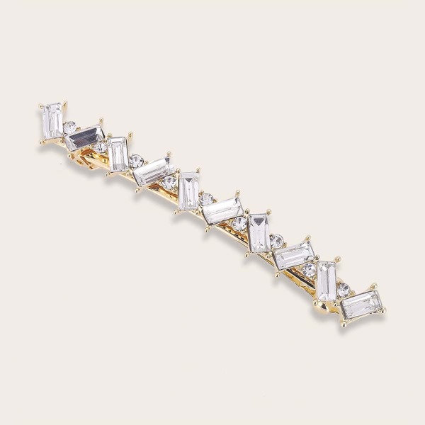 

Rhinestone Decor Hair Clip, Gold
