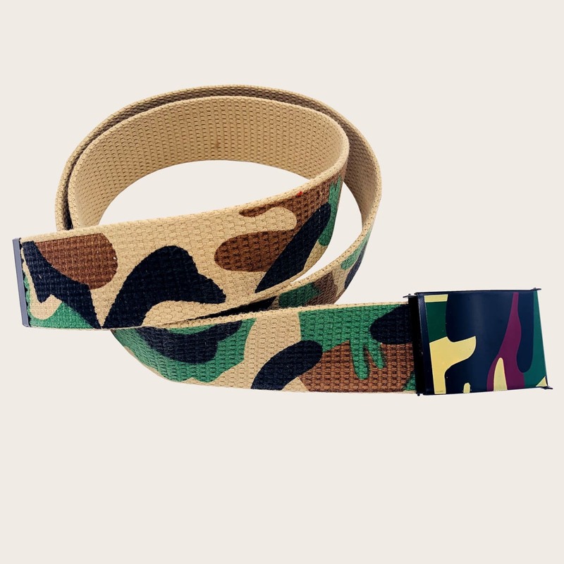 

Guys Camo Pattern Belt, Multicolor