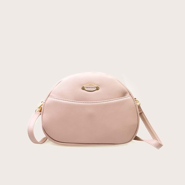 

Zip Up Crossbody Bag, Pink
