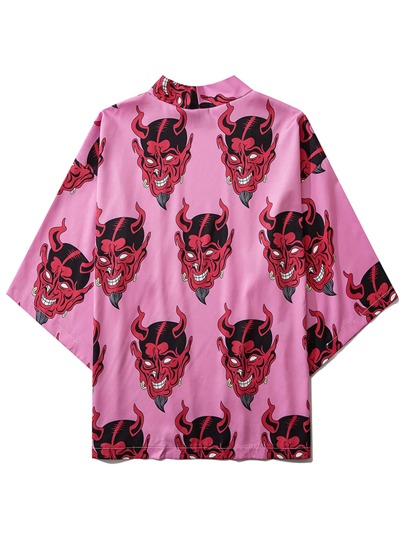 Мужское кимоно с принтом