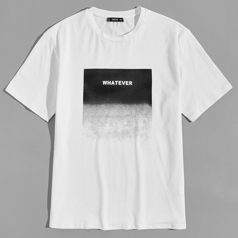 

Guys Letter Graphic Tee, White