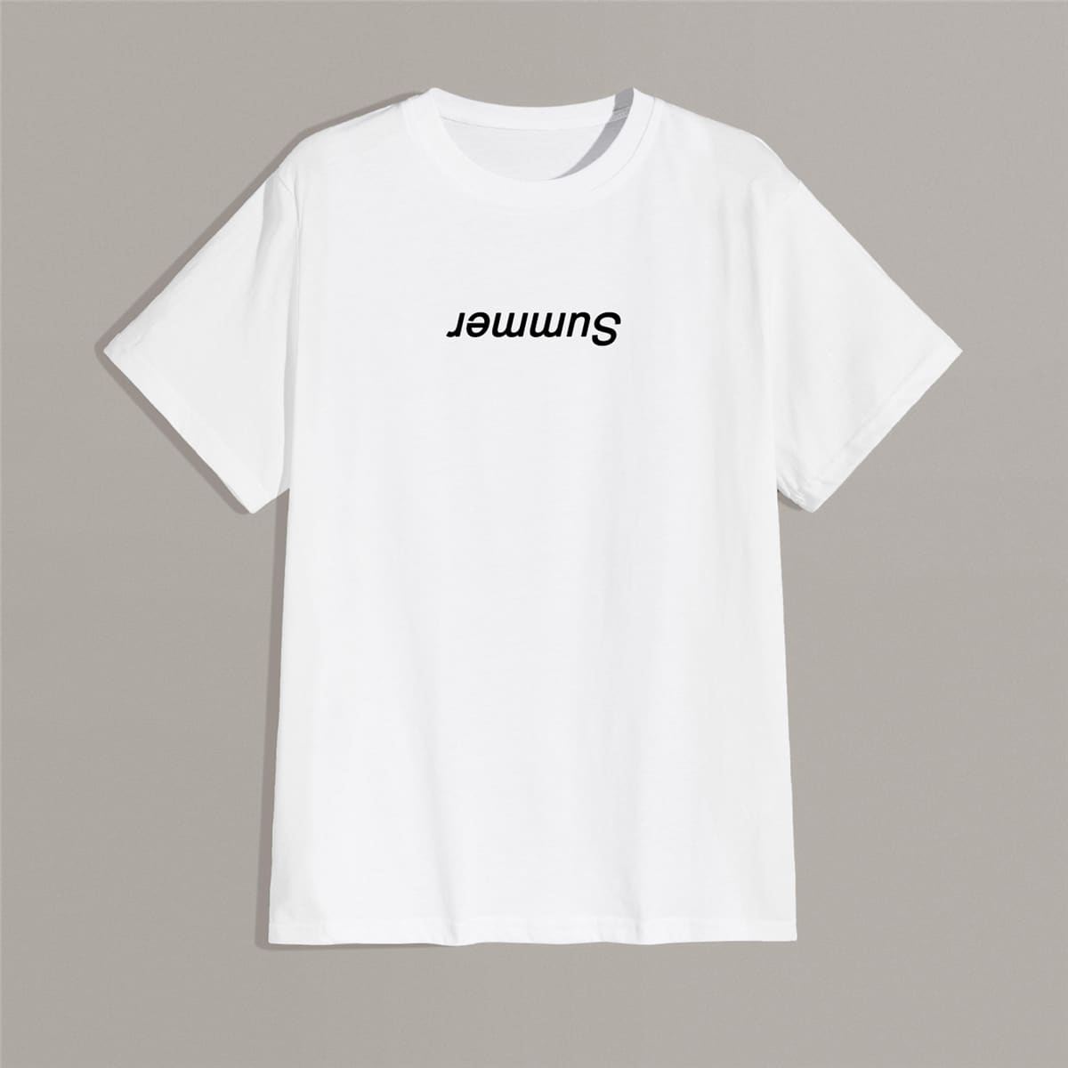 

Guys Letter & Alien Print Tee, White