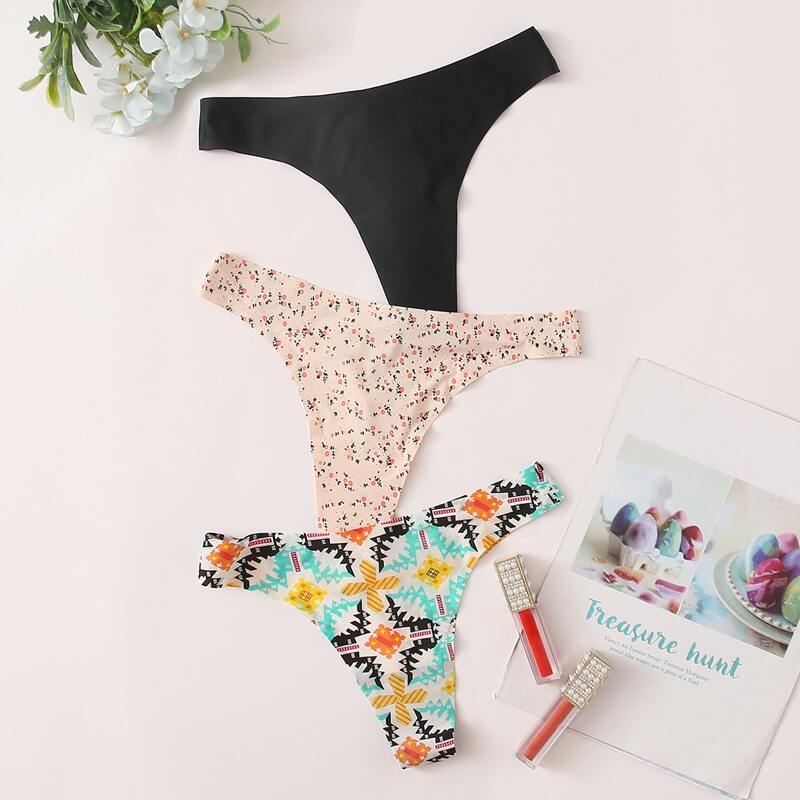 

3pack Geo Panty Set, Multicolor