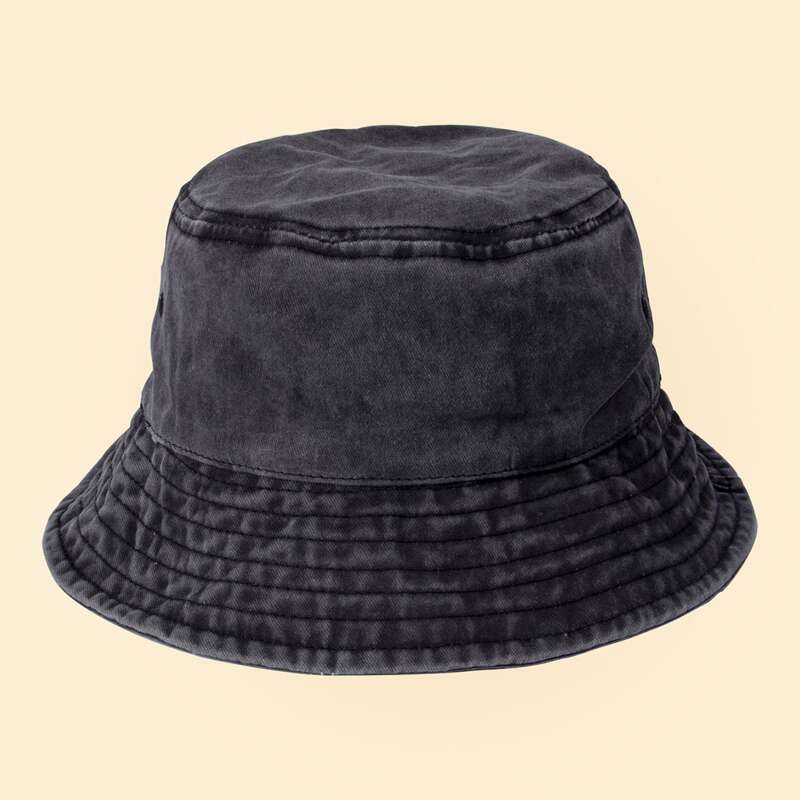 

Solid Bucket Hat, Black