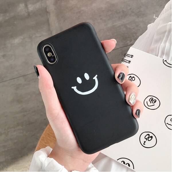 

Чехол для iPhone с графическим принтом, Чёрный