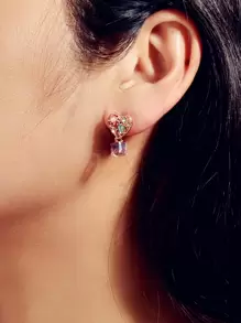 Hoa tai Hồng - Hồng - Xem 4