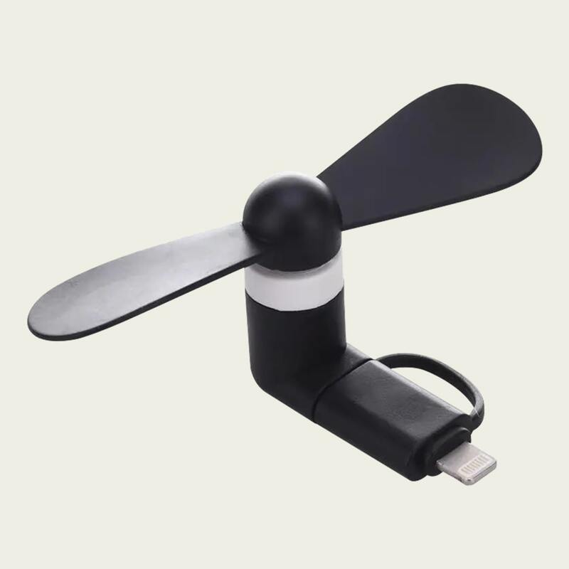 

Mobile Phone Mini Fan, Black