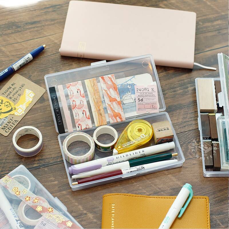

1pc Clear Pencil Case, White
