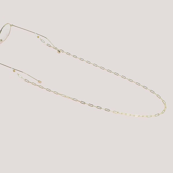 

Solid Glasses Chain, Gold