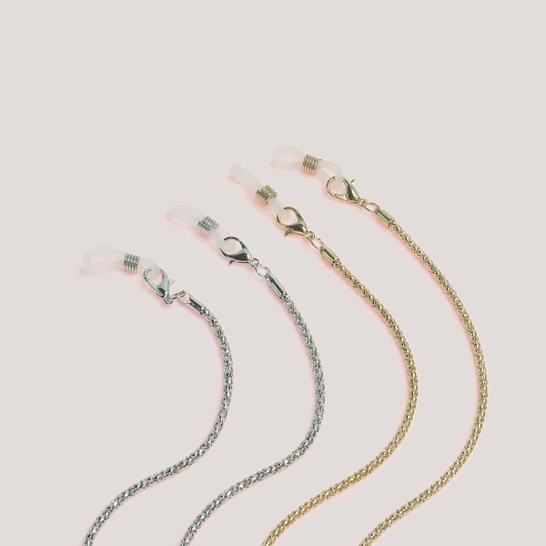 

2pcs Simple Glasses Chain, Multicolor