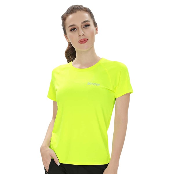 

Queenieke Neon Yellow Letter Graphic Raglan Sleeve Sports Tee