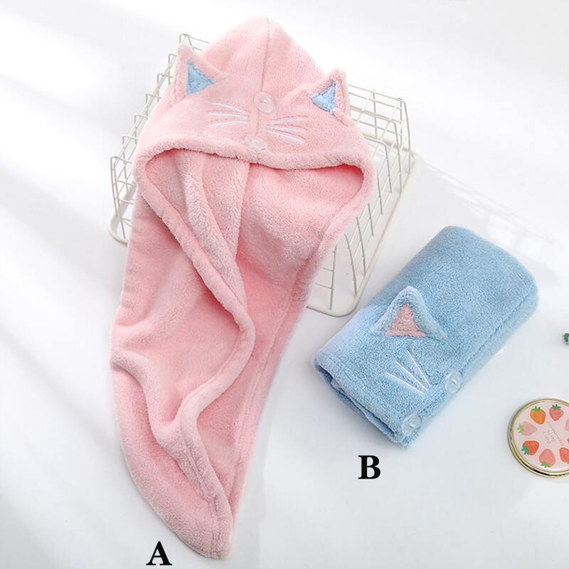 

1pc Cartoon Dry Hair Cap, Multicolor