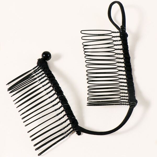 

Bead Decor Hair Pin, Black