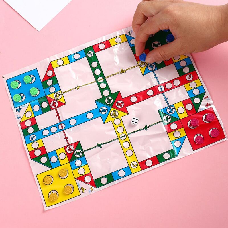 

1pc Ludo Game, Multicolor
