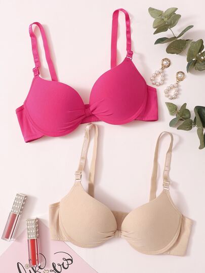 2 Packs Push Up Bra Set