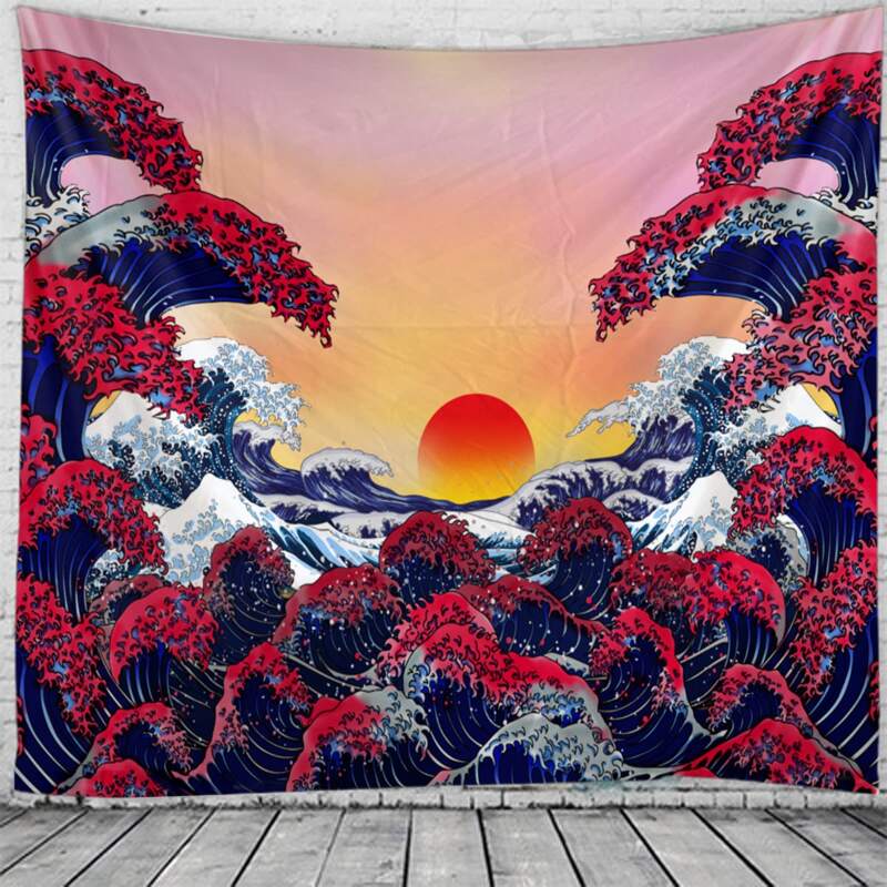 

Sunrise & Ocean Tapestry, Multicolor