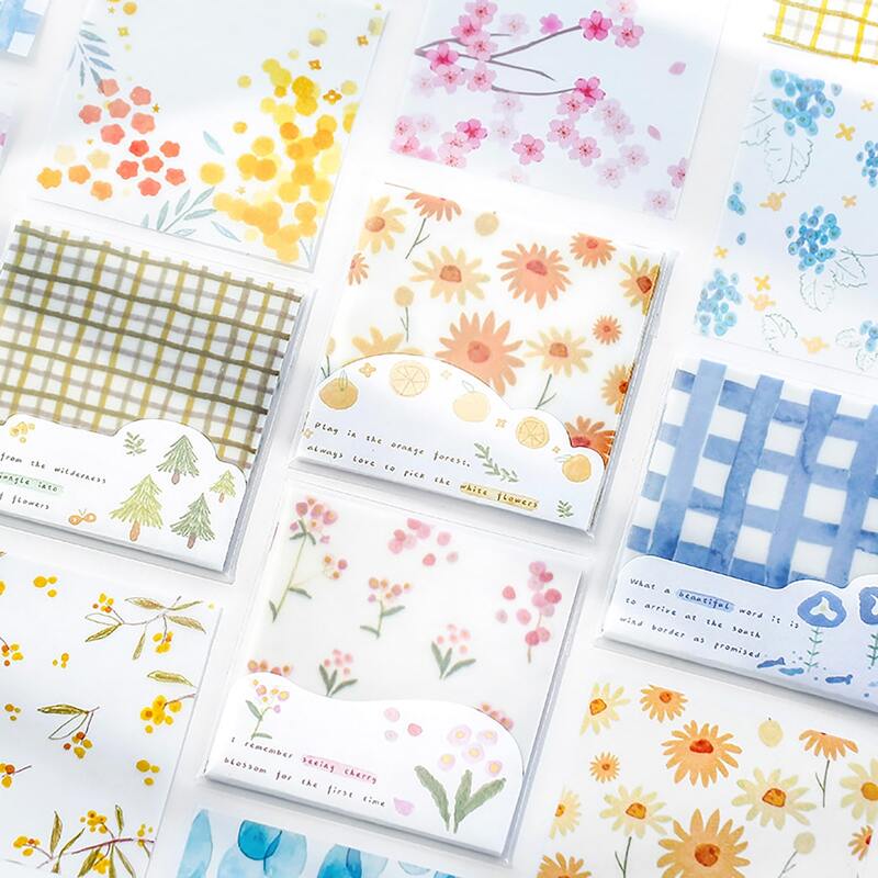 

30sheets Flower Print Material Paper, Multicolor