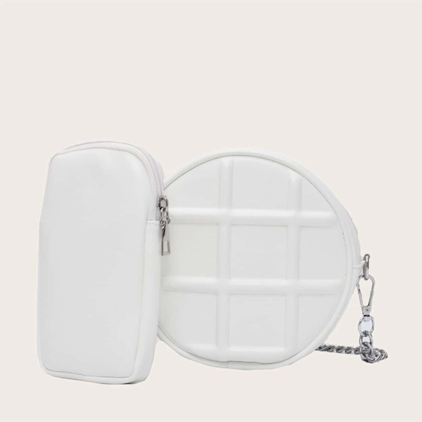 

Сумка на молнии 2шт, Белые