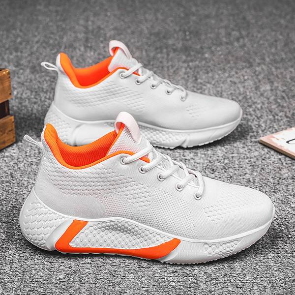 

Men Lace-up Chunky Sneakers, White