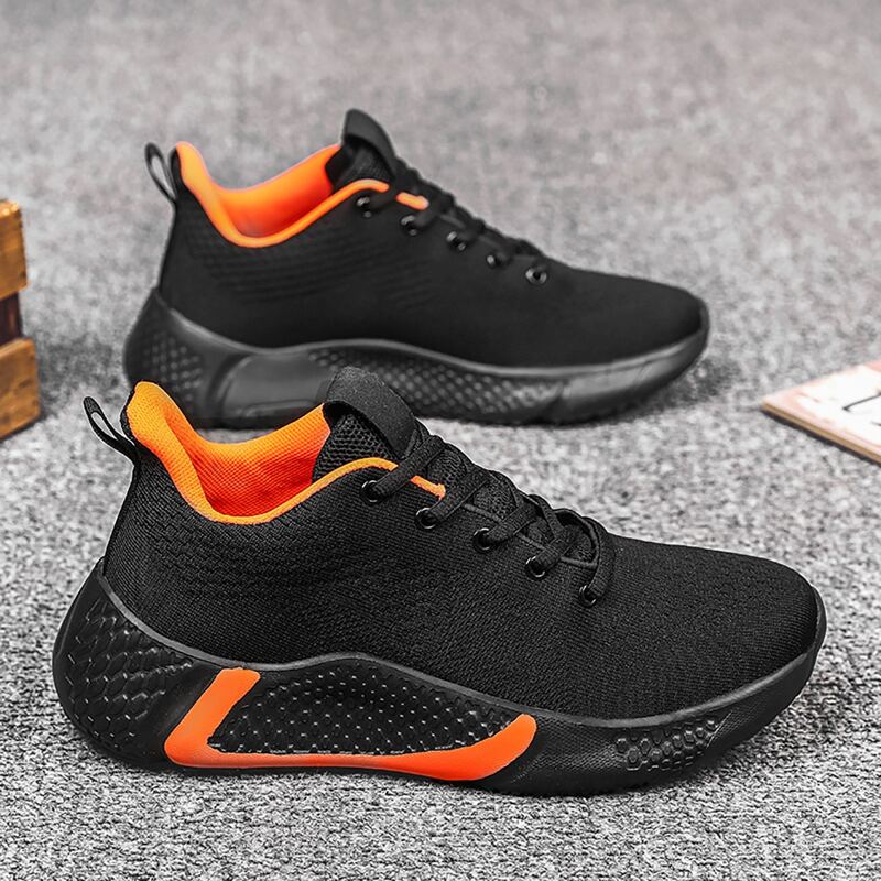 

Guys Lace-up Chunky Sneakers, Black