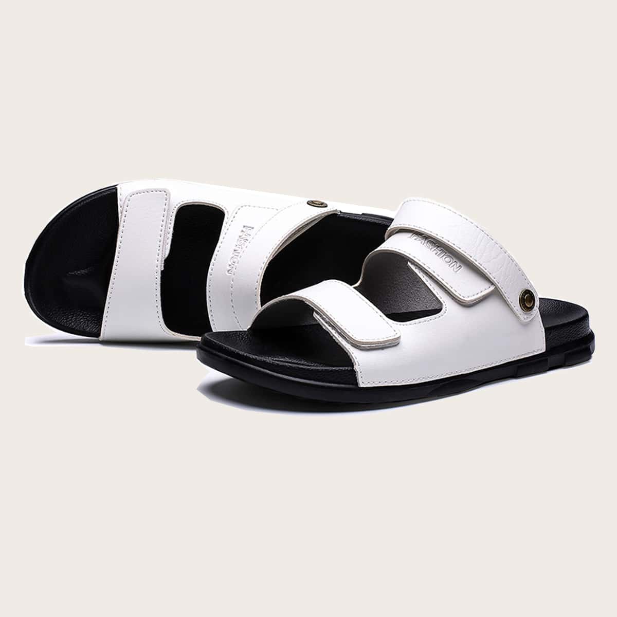 

Guys Open Toe Two Way Wear Sandals, White