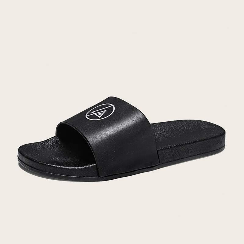 

Guys Geometric Graphic Sliders, Black