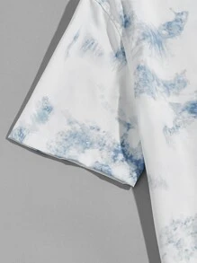 Manfinity Men Marble Print Shirt - White - View 5