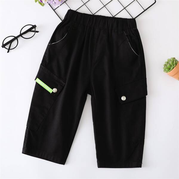 

Брюки с карманом для мальчиков, Чёрный