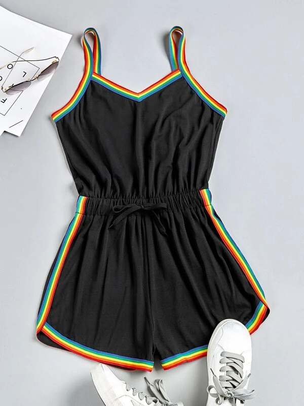 shein black romper