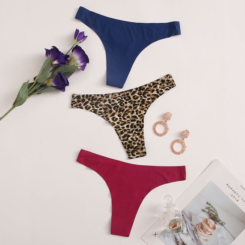 

3pack Leopard Panty Set, Multicolor