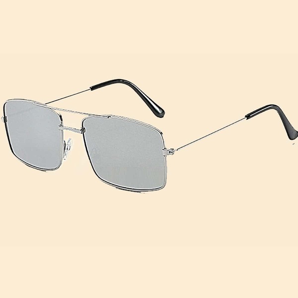 

Toddler Kids Geometric Frame Sunglasses, Silver