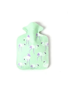 QYeah 1pc Rabbit Plush Water Injection Warm Water Bag, Water Filling Hot Water Bag For Travel, Winter Hand Warmer - Multicolor - View 7