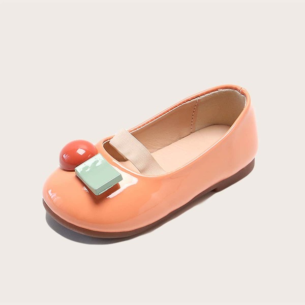 

Балетки из лакированной кожи для девочек, Розовые