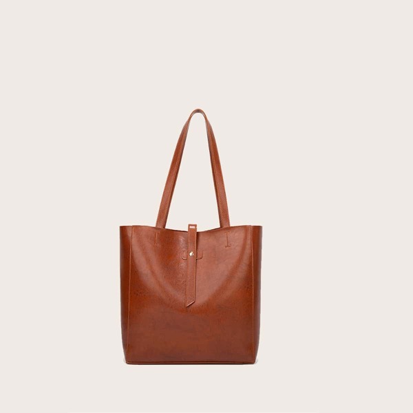 

Minimalist Tote Bag, Brown