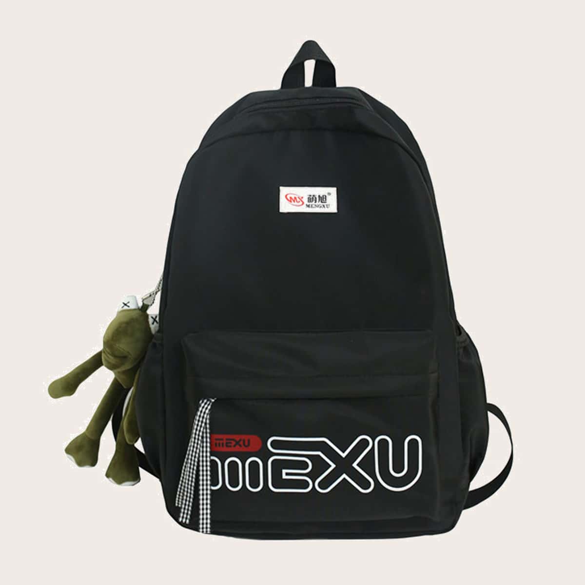 

Guys Letter Graphic Backpack, Black