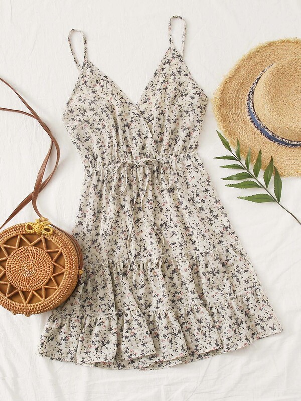 Abito incrociato margheriita