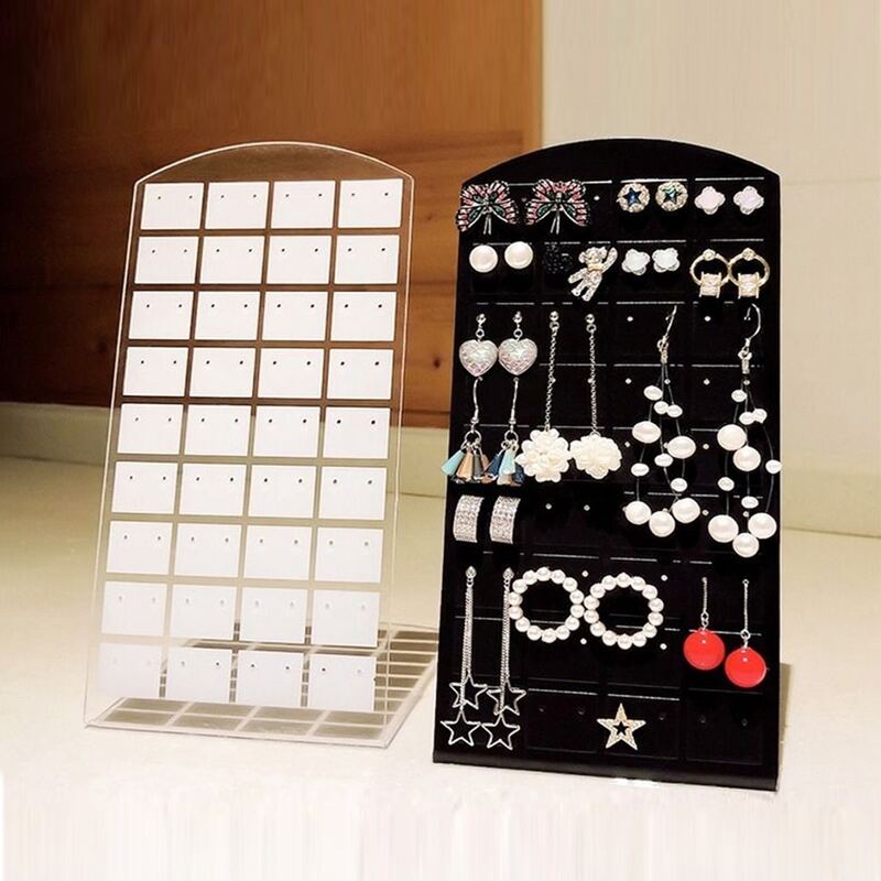 

1pc Earring Storage Rack, White