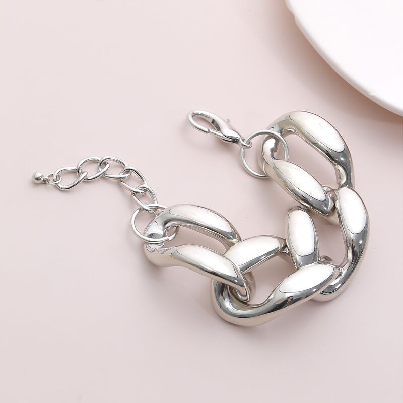 

Chain Decor Bracelet, Silver