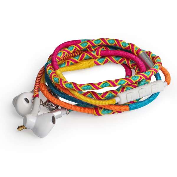 

Colorblock Line In-ear Headphone, Multicolor