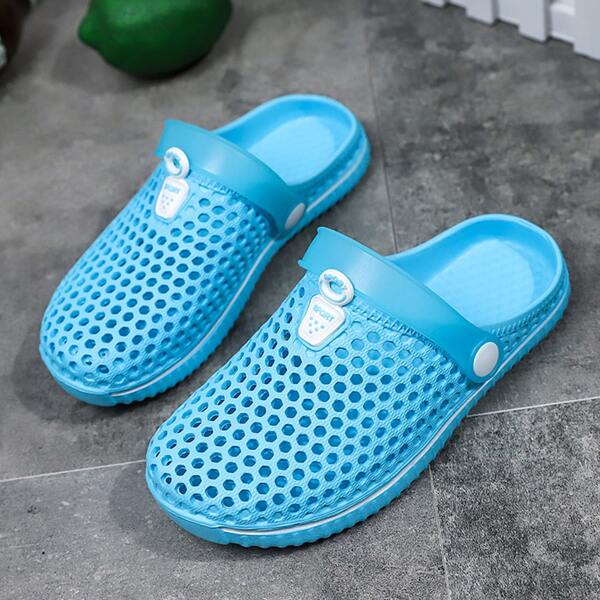 

Girls Hollow Out Slingback Sandals, Blue