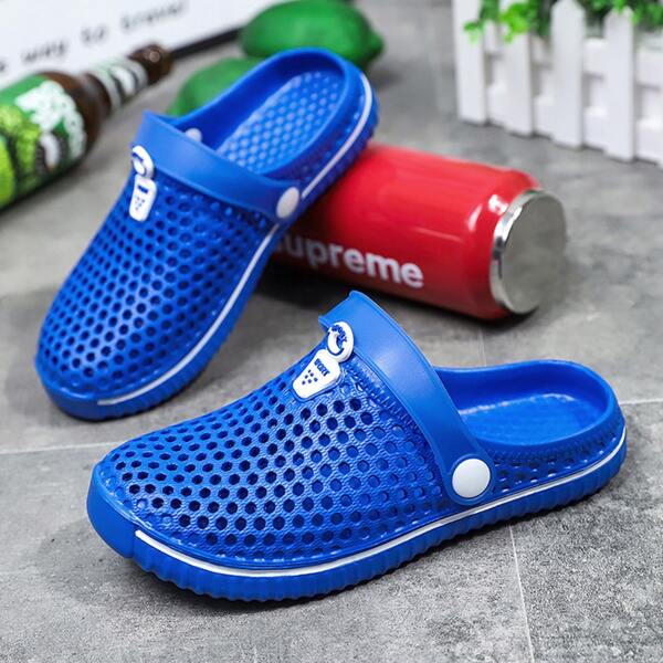 

Girls Hollow Out Slingback Sandals, Royal blue