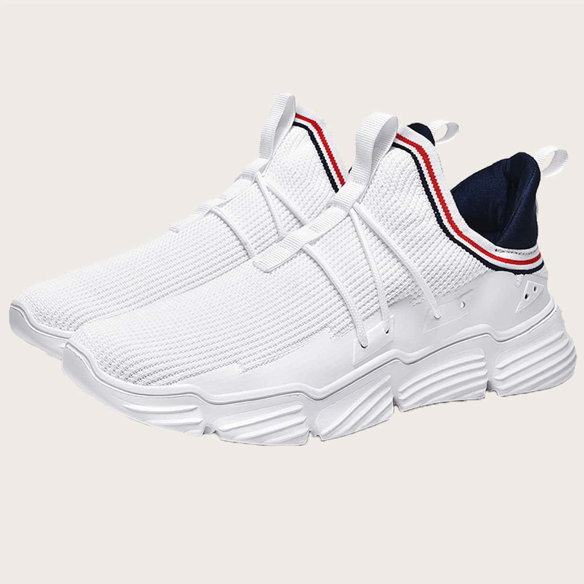 

Guys Low Top Slip On Sneakers, White
