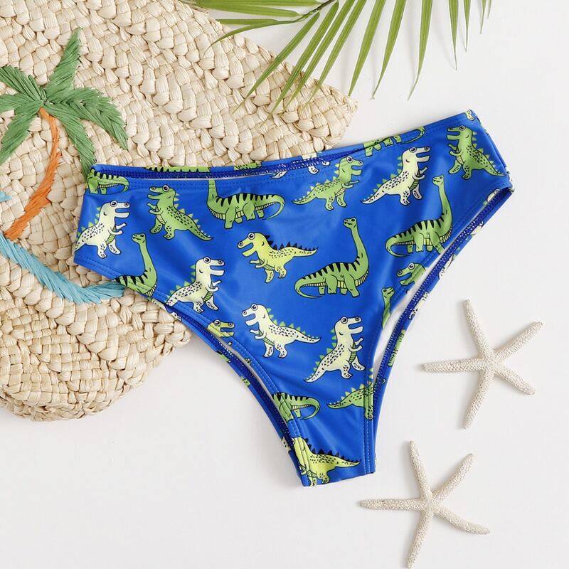 

Cartoon Dinosaur Bikini Panty, Blue