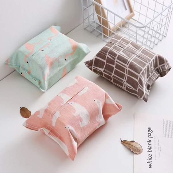 

1pc Tissue Storage Bag, Multicolor