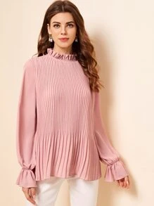 shein ruffle blouse