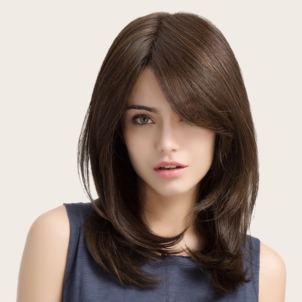 

Long Natural Wig, Brown