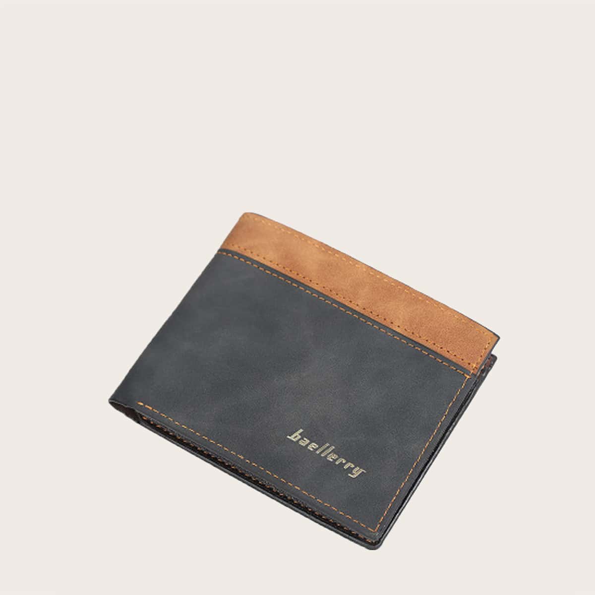 

Guys Colorblock Fold Over Wallet, Black